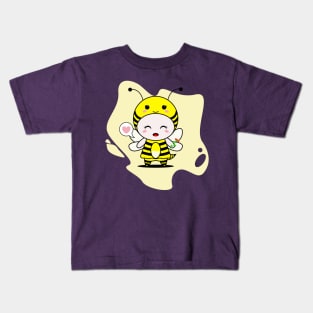 Cute Honey Bee Character Kids T-Shirt